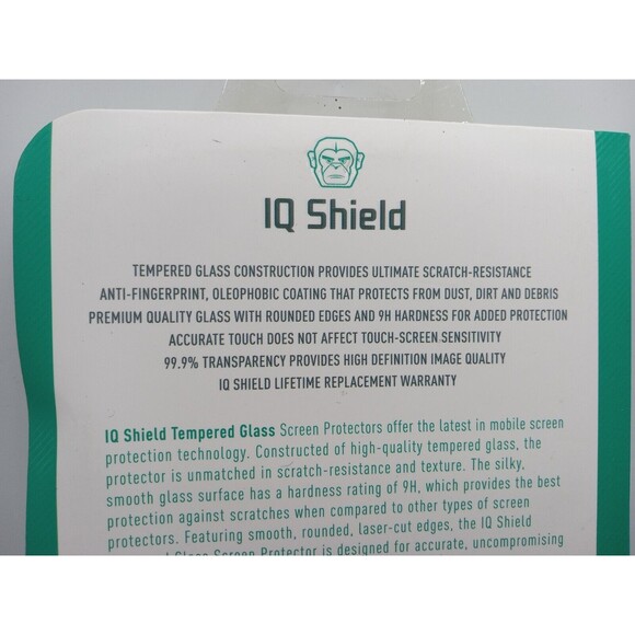 5/$25 Iphone 7 PLUS Screen Protector Iq Shield Tempered Ballistic Glass - Picture 5 of 7